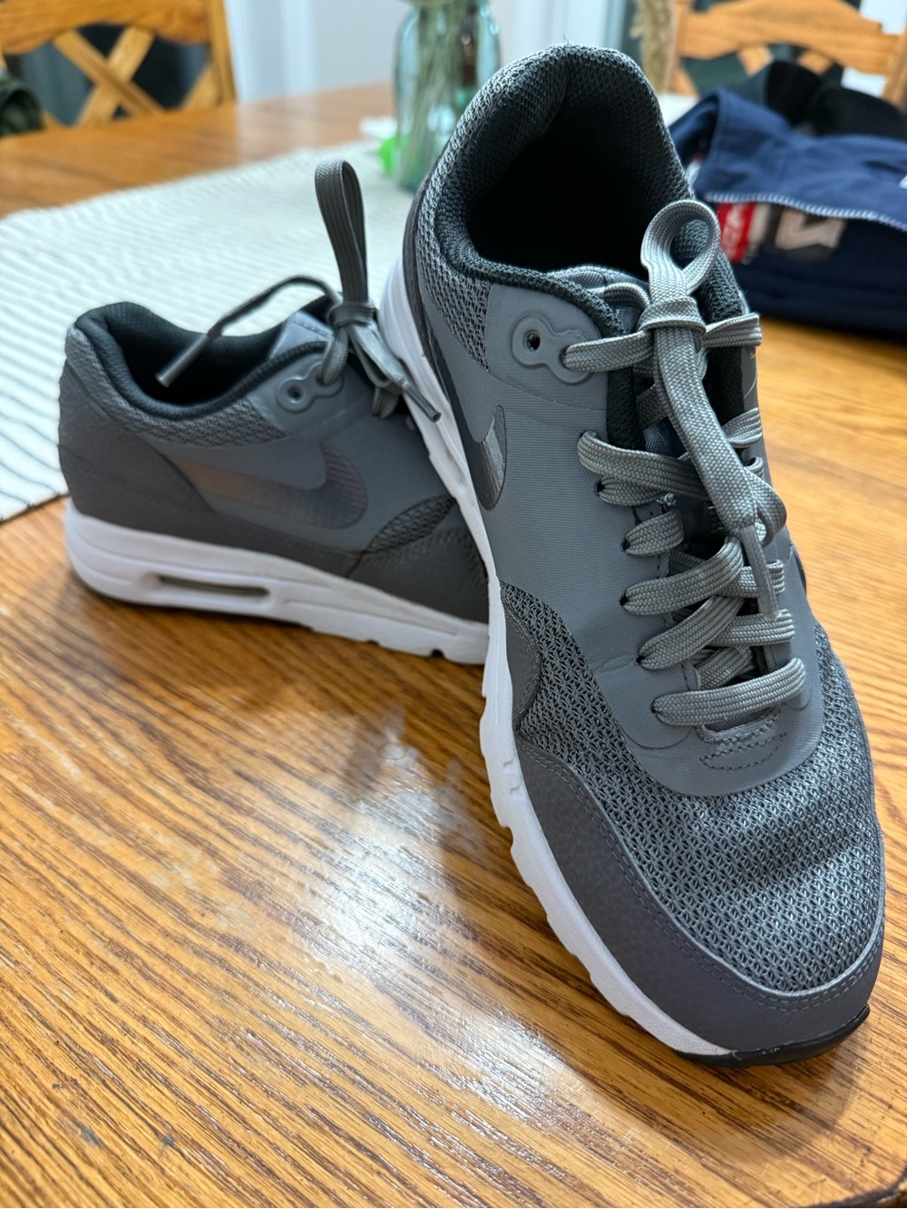 Nike women’s Gray Athletic Air-Cushioned Trainers